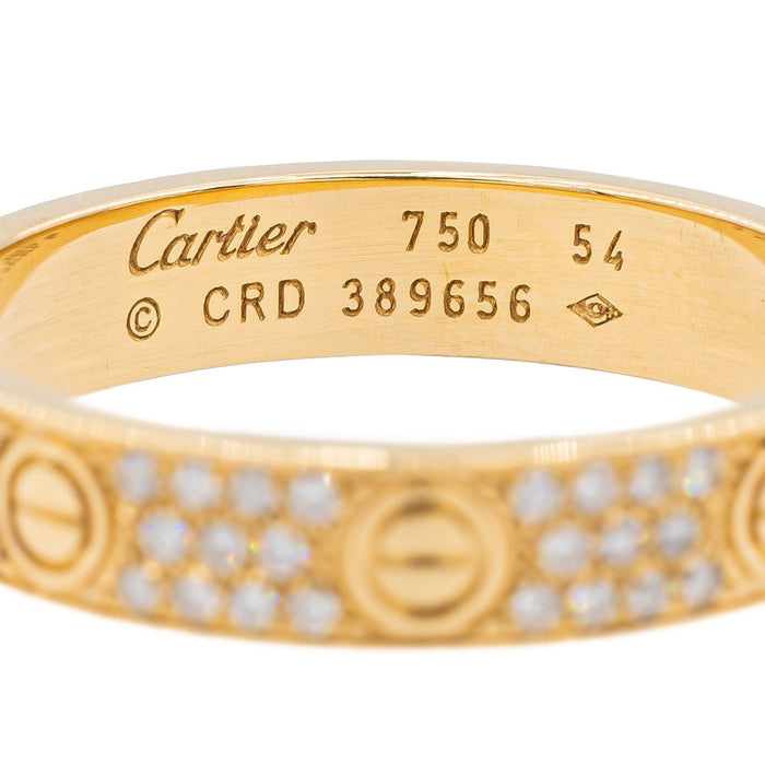 Bague 54 Cartier Bague Alliance Love Or jaune Diamant 58 Facettes 3083843CN