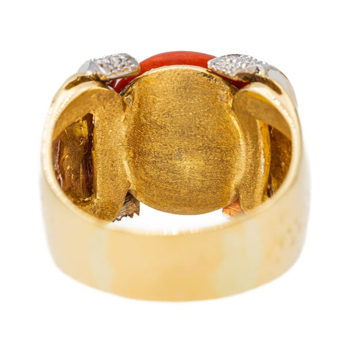 Bague 61 Bague Or jaune Corail 58 Facettes 3141365RV