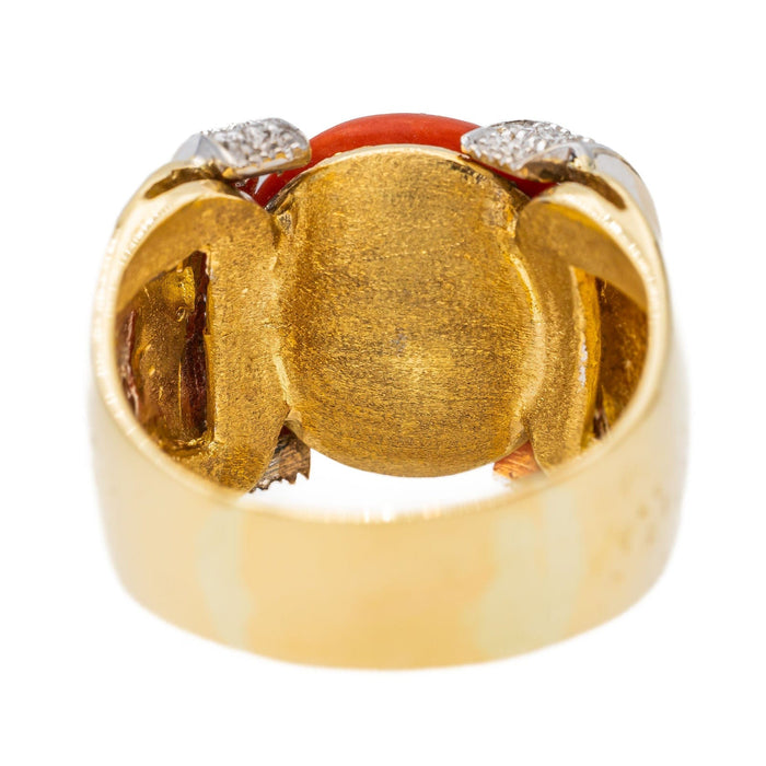 Bague 61 Bague Or jaune Corail 58 Facettes 3141365RV