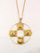 Pendentif Cartier pour Shell, Pendentif vintage rond en or, diamants et émeraudes 58 Facettes J87