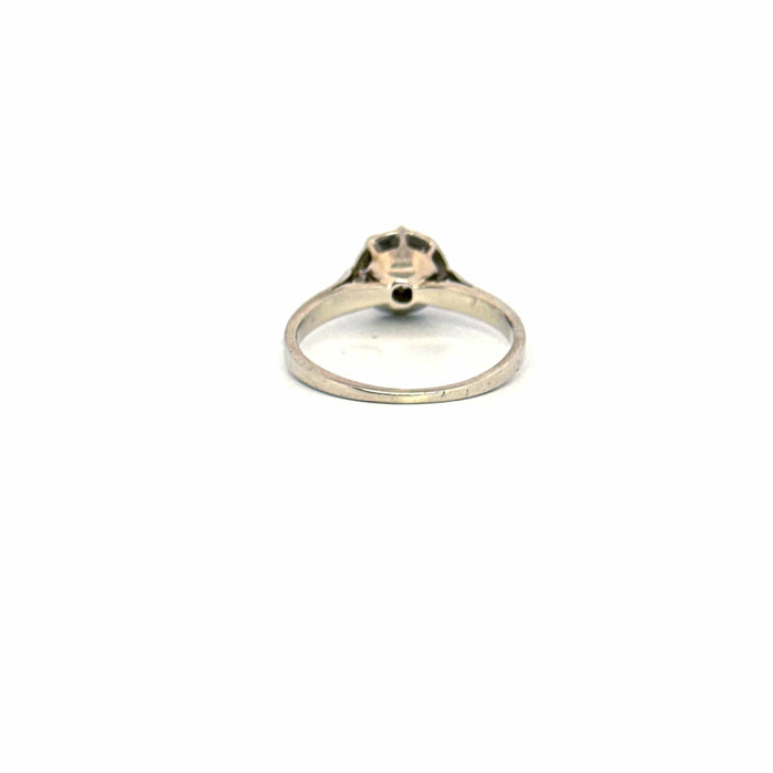 Bague 51 Solitaire Or Blanc Diamant 58 Facettes 2-GS31331-01