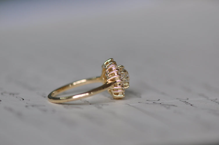 老矿钻石戒指（GIA证书） 