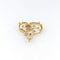 Pendentif Broche / pendentif floral en or jaune, perle et diamants 58 Facettes 32601