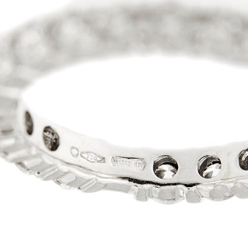 Bague 54 Alliance américaine diamants 2,10 ct 58 Facettes 37140