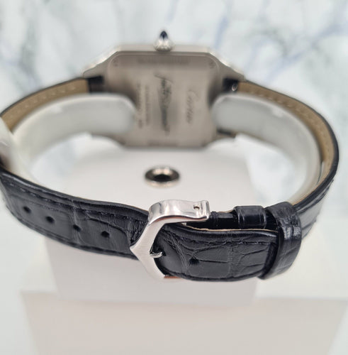 Montre CARTIER Santos Dumont "Emaillée" 58 Facettes WSSA0046