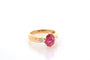 Bague 54.5 Bague d'occasion rubis de 1,67cts en or 18k 58 Facettes 27166-27136A