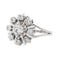 Bague 55.5 Bague Marguerite Or blanc Diamant 58 Facettes 3447716CN