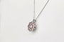 Collier Collier saphirs roses et diamant 58 Facettes
