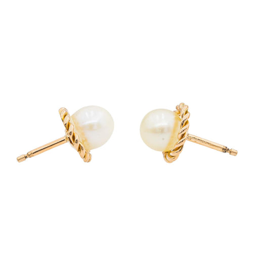 Boucles d'oreilles Boucles d'oreilles Perle Or jaune Perle 58 Facettes 3241055CN