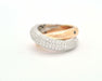 Bague Bague Wagner en or blanc et rose 58 Facettes