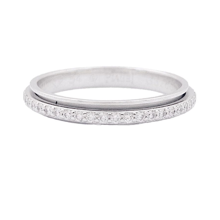 Bague 54 Bague Piaget "Possession" or blanc, diamants. 58 Facettes 33899