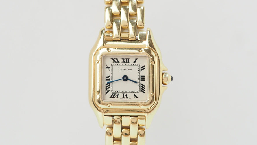 Montre Montre Cartier Panthère en or jaune 58 Facettes 32981