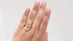 Bague 59.5 Bague marquise en or bicolore et diamants 58 Facettes 33010