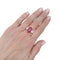 Bague 57 Bague deux ors, diamants, rubis. 58 Facettes 34079