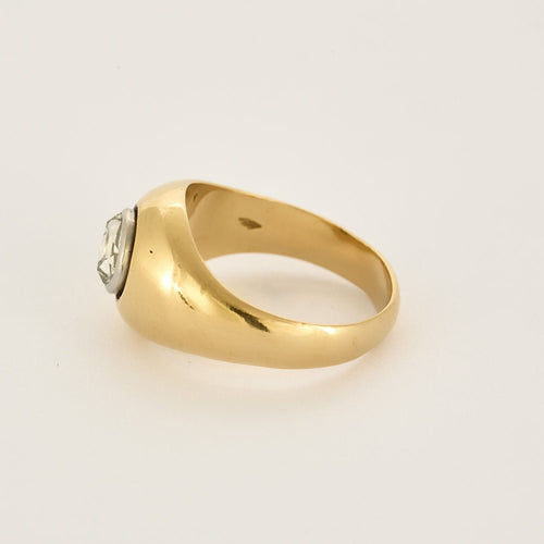 Bague 58 Bague en Or jaune, blanc et diamants 58 Facettes LJ29