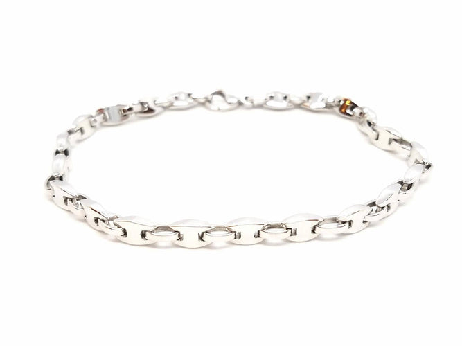 Bracelet Bracelet Maille Or blanc 58 Facettes 587691CN