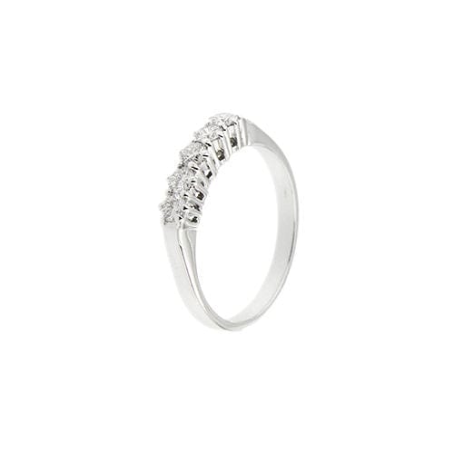 Riviere-Ring mit Diamanten 0,35 ct 