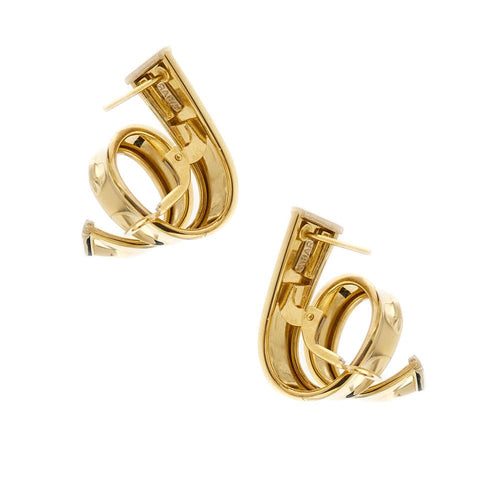 Boucles d'oreilles Boucles d'oreilles Ondes 58 Facettes 30294