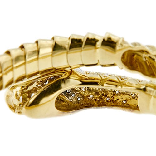 Bracelet Bracelet serpent avec diamants 58 Facettes 39752