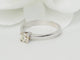 Bague 54 Bague solitaire en or blanc et diamant 0.41 ct 58 Facettes 31200