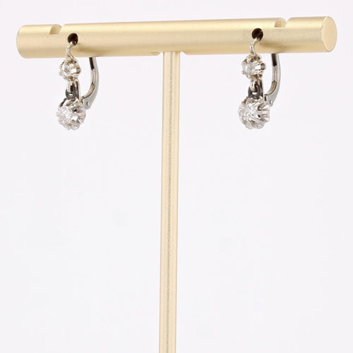 Boucles d'oreilles Boucles d'oreilles anciennes diamants 58 Facettes 25-077