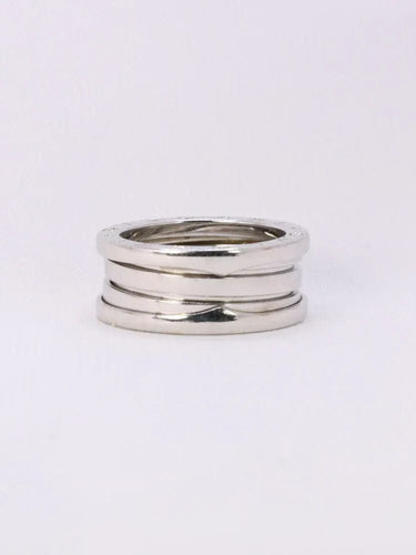Bague 52 BVLGARI Bague B.Zéro1 moyen modèle en or blanc 58 Facettes J146
