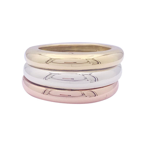 Bague 56 Bague Cartier "Trinity" vintage, trois ors. 58 Facettes 33719