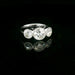 Bague Bague Trilogie en or blanc 58 Facettes