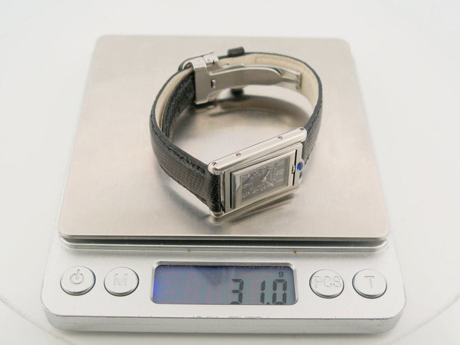 Montre vintage montre CARTIER tank basculante 2386 quartz 32 mm en acier tilting 58 Facettes 271152