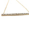 Collier COLLIER LIGNE DIAMANTS OR GRIS & OR JAUNE 58 Facettes