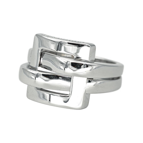 Bague 54 Boucheron Bague Déchainée Or blanc 58 Facettes 4655016RV