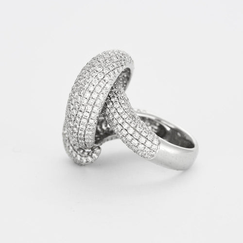Bague IMPORTANTE BAGUE NOEUD DIAMANTS 58 Facettes 31300012