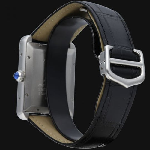 Montre Cartier Montre Tank Solo Xl 58 Facettes MT42339