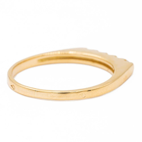 Bague 58.5 Bague Demi alliance Or jaune Diamant 58 Facettes 2225491CN