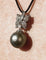 Pendentif Pendentif en or blanc, perle de Tahiti et diamants 58 Facettes AB606