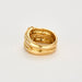 Bague 55 CARTIER - "bambou" bague or jaune et diamants 58 Facettes