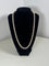 Collier Collier choker 63 perles fermoir or et saphir - 54.5cm 58 Facettes