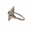 Bague Bague d'été Art Déco en platine avec diamants et émeraude 58 Facettes Q356B