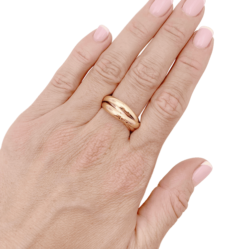 Bague 58 Bague Cartier, "Trinity Classique", trois ors. 58 Facettes 34715