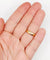 Bague 55 Alliance jumelées victorienne or rose 18k gimmel (circa 1896) antique 58 Facettes A05213
