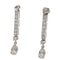 Boucles d'oreilles Boucles d'oreilles pendantes en or blanc avec diamants taille brillant 58 Facettes G3774