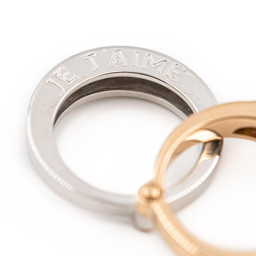 Bague 53 O.J. Perrin Bague  Or rose, Or blanc Saphir 58 Facettes 2112647CN