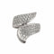 Bague 55 Bague en or blanc & diamants 58 Facettes