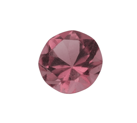 Gemstone Saphir rose non chauffée 0.84cts 58 Facettes 113