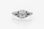 Art Déco ring with diamonds, 1920s 58 Facettes 11324