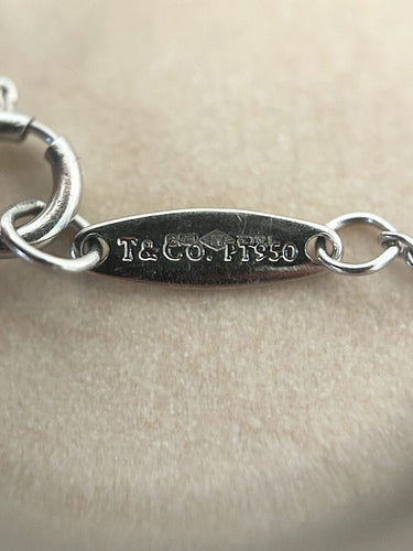 Bracelet TIFFANY & CO - Bracelet Diamonds by the Yard par Elsa Peretti en platine et diamants 58 Facettes