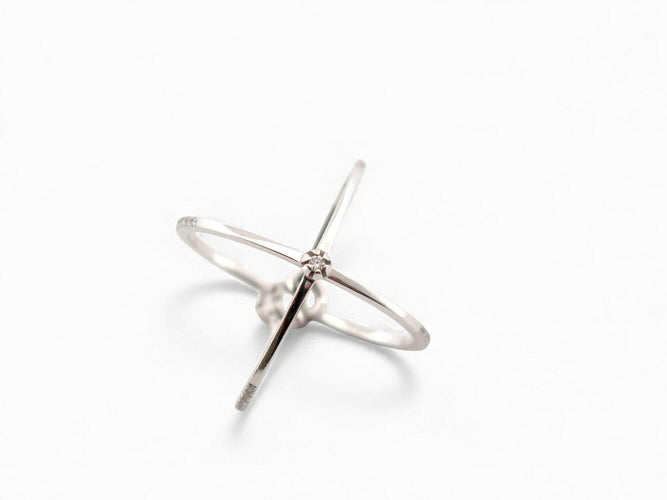 Bague 51 bague GUCCI gg running 7mm en or blanc 18k 108 diamants t51 58 Facettes 271885