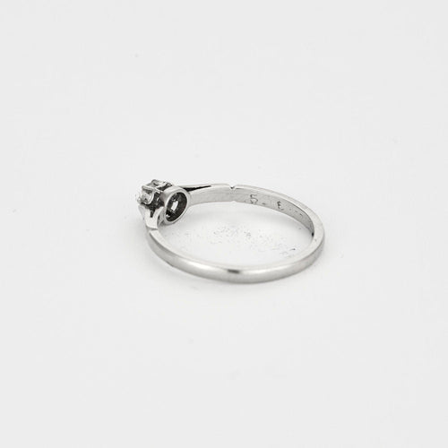 Bague Bague or blanc diamant 58 Facettes