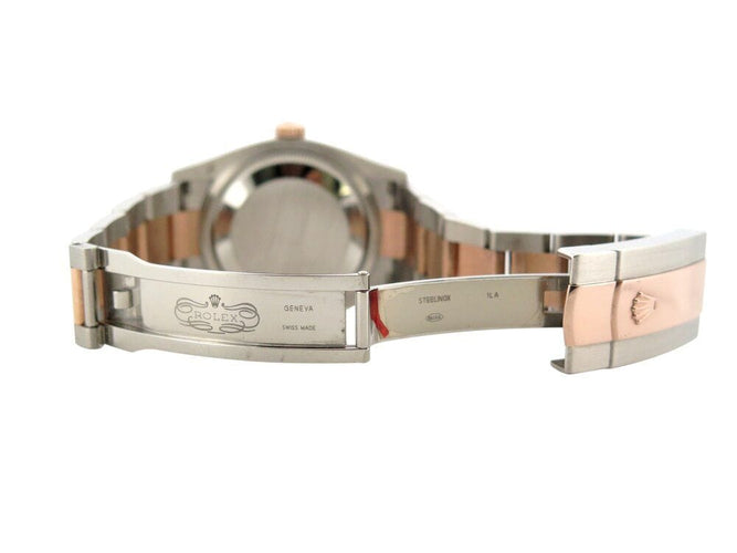 Montre montre ROLEX datejust 36 lady pl 126231 or rose 18k acier fullset 58 Facettes 266682