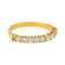 Bague 49 Bague Demi alliance Or jaune Diamant 58 Facettes 4195196CN